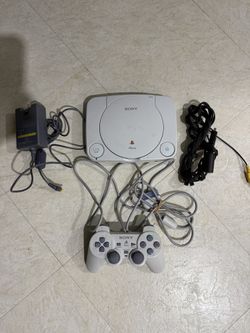 Sony PlayStation PSOne PS1 W/ Hookups And Controller