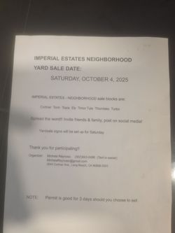 Yardsales Long Beach