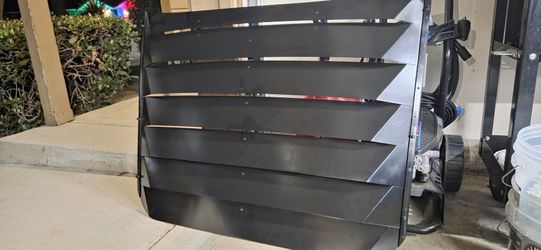 15-26 Mustang Rear Window Metal Louvers