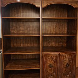 Wood Bookcases - $50 For Quick Sale!