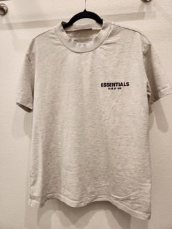 NEW Fear of God Essentials T-Shirt Light Oatmeal