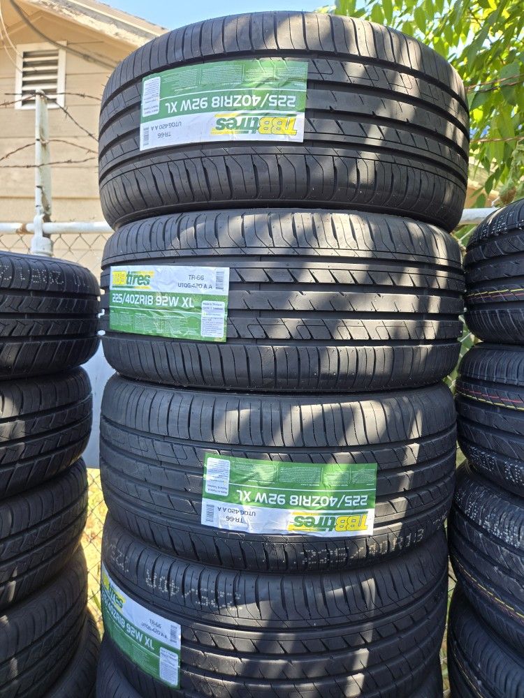 225 40 18 Vendo Set De Llantas NUEVAS De La Marca ✅️ TBB Tires
