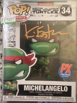 Signed Funko Tmnt 