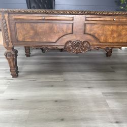 Heavy Wood Executive Desk