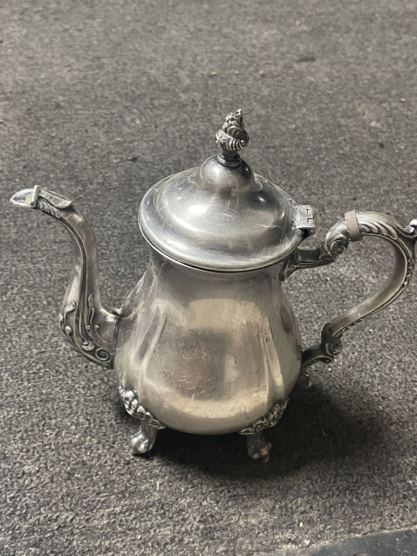 Silver Antique Tea Pot