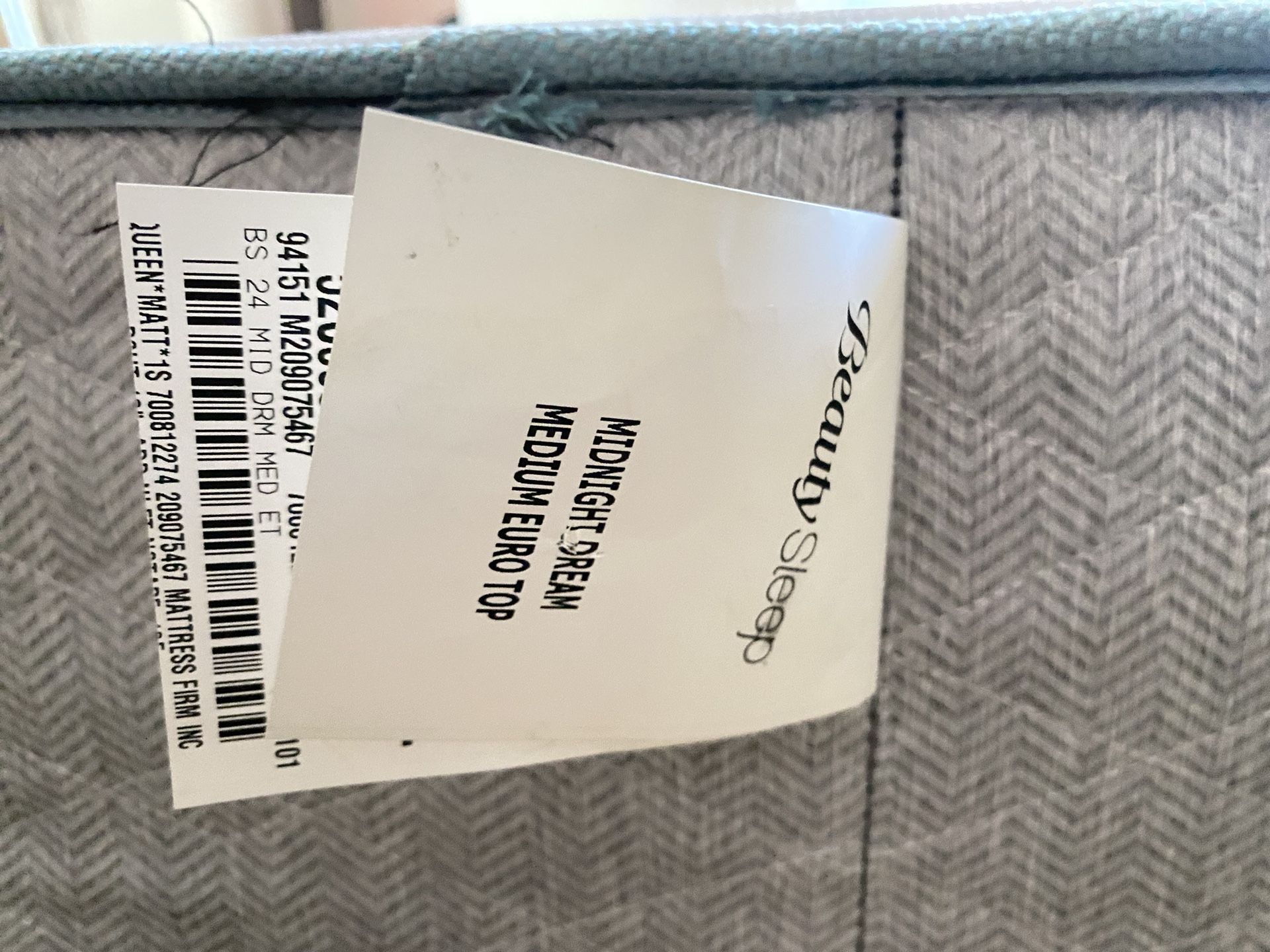 Beauty Sleep Midnight Dream 12.25" Medium Euro Top ( Hybrid; Springs + Memory foam )