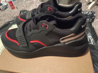 Burberry Check Suede Leather Sneakers Vintage Check-print Black