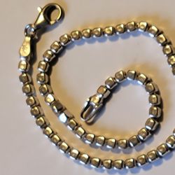 7g 8" Cubed Vintage 925 Silver