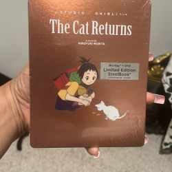 The Cat Returns SteelBook [Blu-ray] Studio Ghibli - NEW SEALED - Rare OOP VHTF