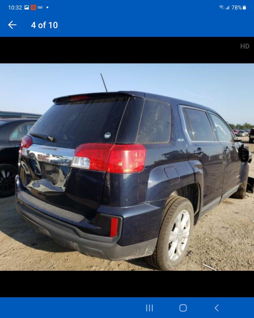 GMC Terrain 2015 2017 Full Parts Out