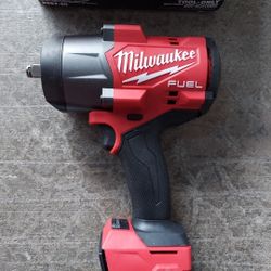 New Milwaukee FUEL 1/2" High-Torque Impact Wrench M18 w/ Friction Ring - Tool Only.  