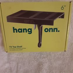 Brand New 6" Hang Onn TV Mount Shelf