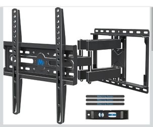 ,Mounting Dream TV Wall Mount for 32-65 Inch Television,Mount with Swivel and Tilt, Full Motion Bracket with Articulating Dual Arms, Fits 16inch Studs