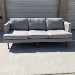 *Free Delivery* Gray Modern West Elm Sofa