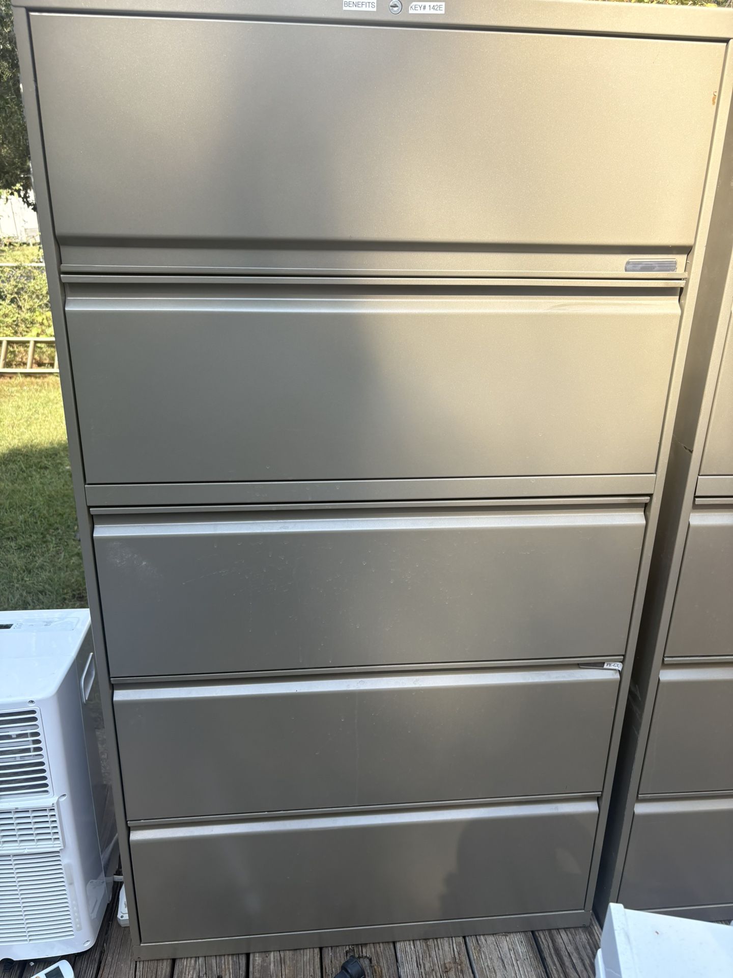 2 Big Metal Cabinets