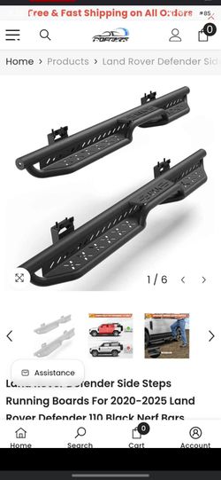 Land Rover Defender Side Steps