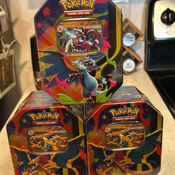 Mega Charizard X EX Tin