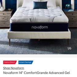 King Size Mattress - Novaform Gel Foam 14 Inch