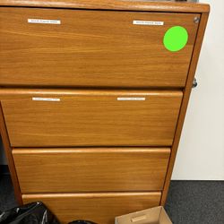 File Cabinet, Wood
