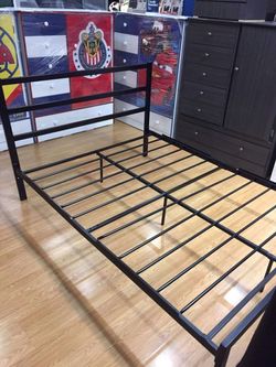 New metal bed frame twin size