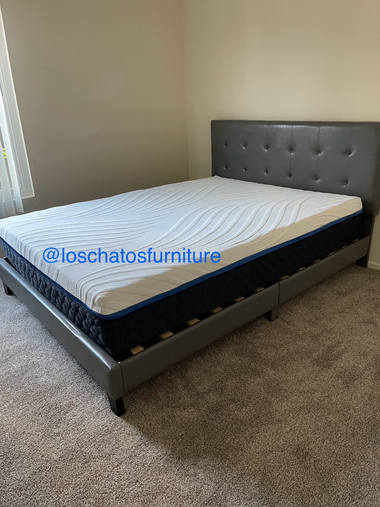 Queen Size Bed Frame With Mattress