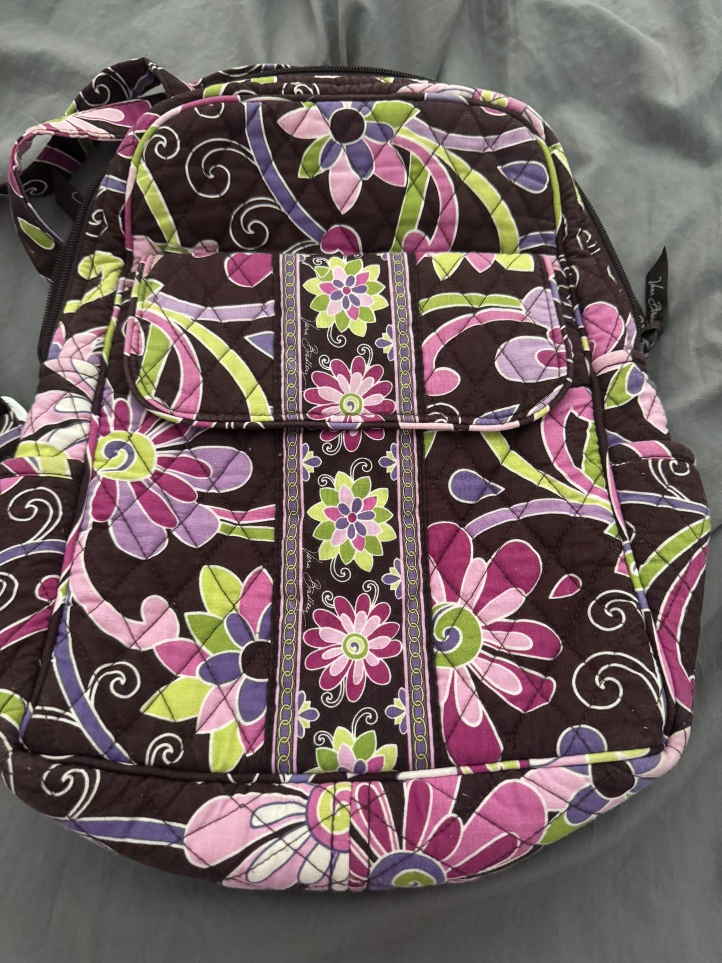 Vera Bradley Purple Paisley Backpack