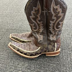 Ostrich Coach Cowboy Boots