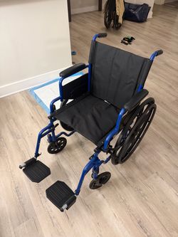 Drive Medical Wheelchair (Blue) - Great Condition