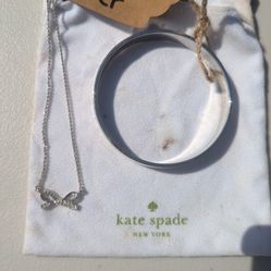 Kate Spade Silver Bracelet And Necklaces