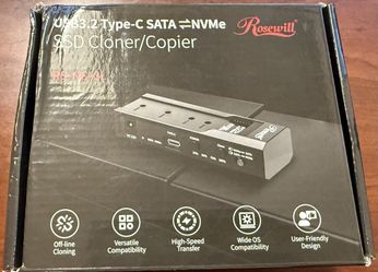 Rosewill RS-NS-CL NVME to 2.5''/3.5'' Offline Clone Enclosure - AA08-016