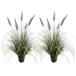 Artificial Lavender Plants 2pack