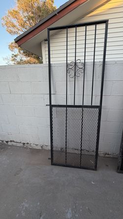 Wrought Iron door