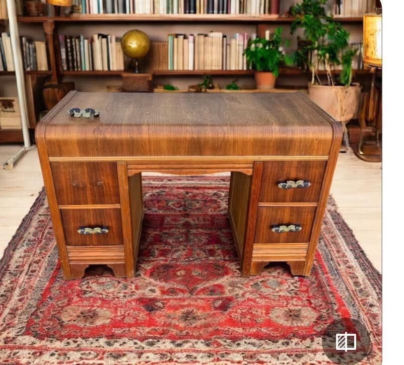 Art Deco WaterFall Desk