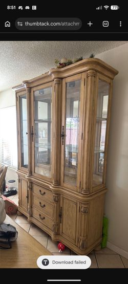 Dining set and China cabinet/ hutch