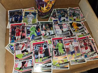 McGrimace McDonald's FIFA World Cup CUP + 50 Soccer ROOKIE cards estimated at $1-$3 each!