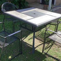 Metal Patio Set