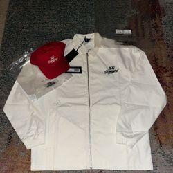 100 Thieves Nylon Zip Jacket and Dad hat