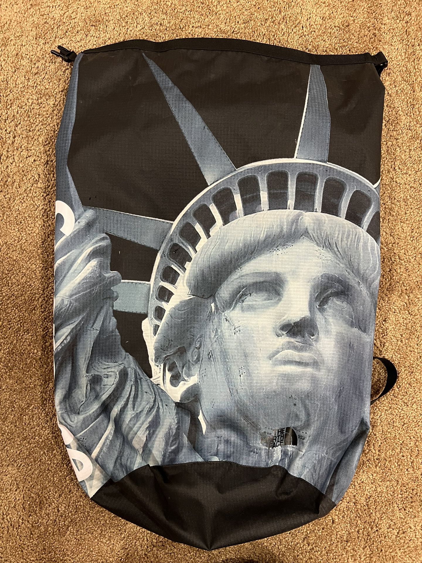 supreme x the north face statue of liberty backpack
