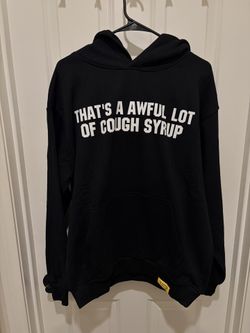 Black Awful Lot Of Cough Syrup Hoodie