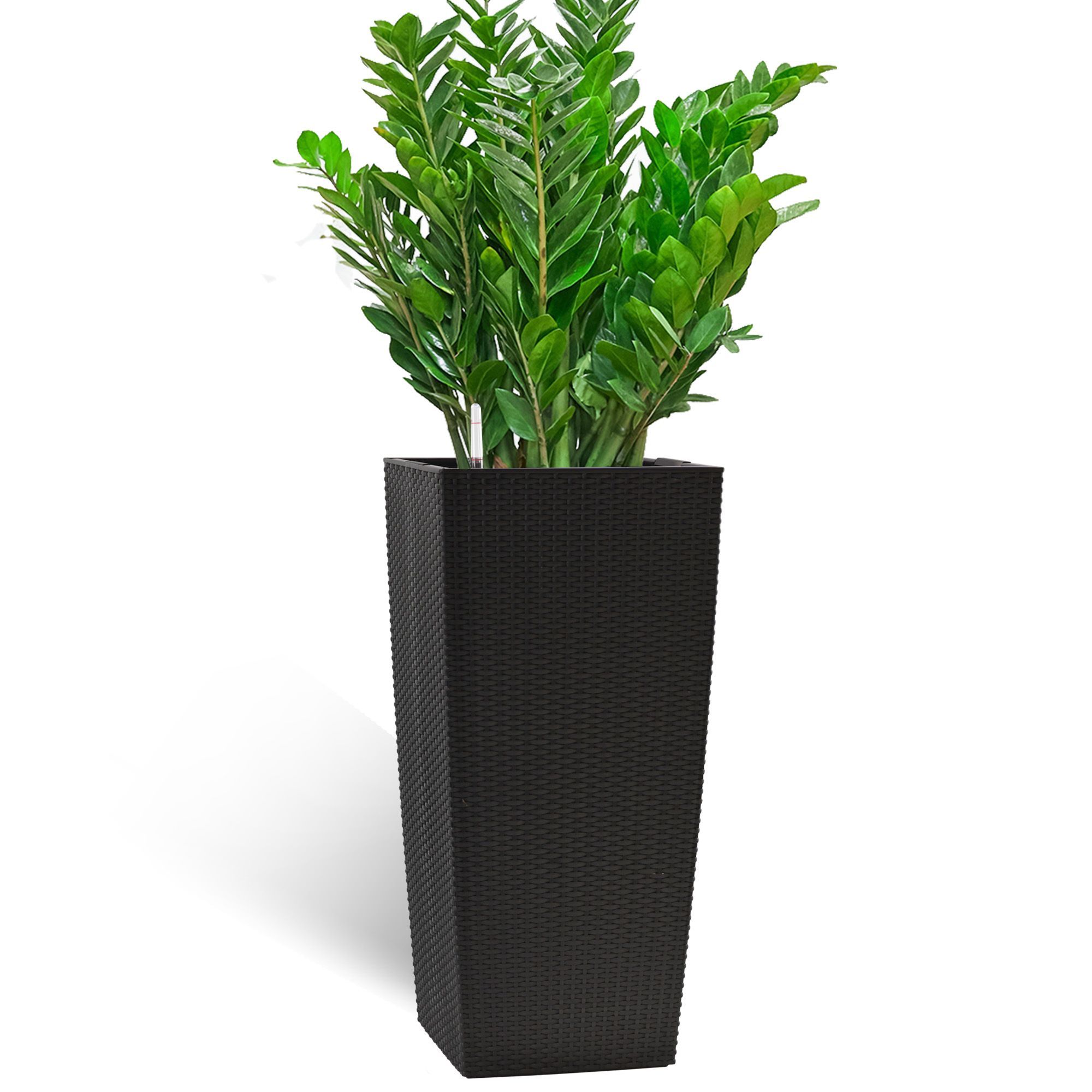 30 in Tall Large Flower Pots Planter with Self-Watering Drainage Holes&Inner Trays Indoor Outdoor Plant Pot with Drain Holes, Water Level Monitor,Inne