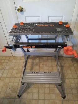 Black + Decker Workmate Folding Portable Saw Horse Workbench and Vise