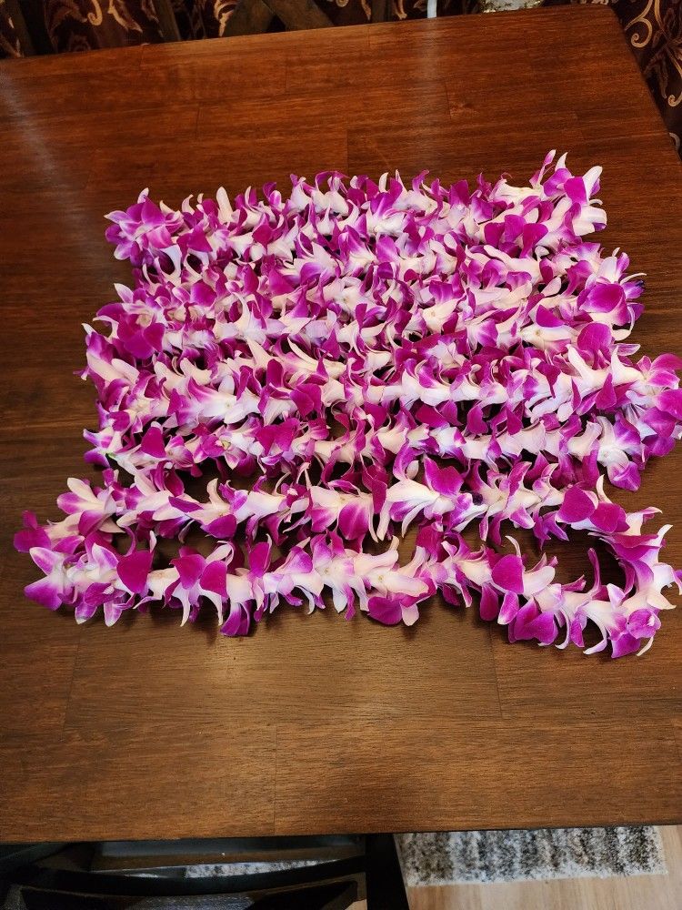 Fresh Orchid Leis