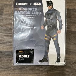 Fortnite Armored Batman Zero Halloween Costume Adult Small