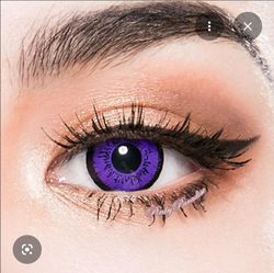 Violet halloween contacts