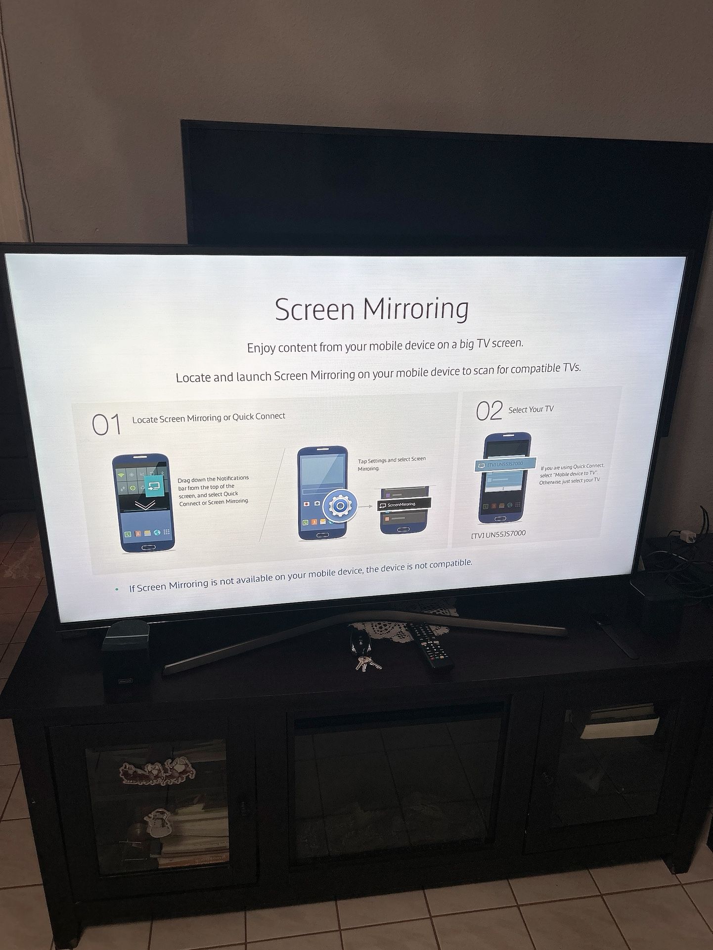 Samsung 60 Inches. Smart TV.