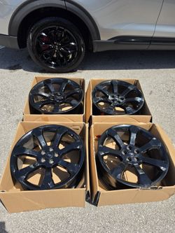 Ford Gloss Black Alloy Wheels – Set of 4 21x9. 5x114.3
