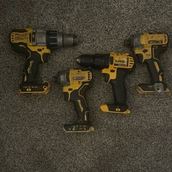 Drills Dewalt 20v (4) Drills 