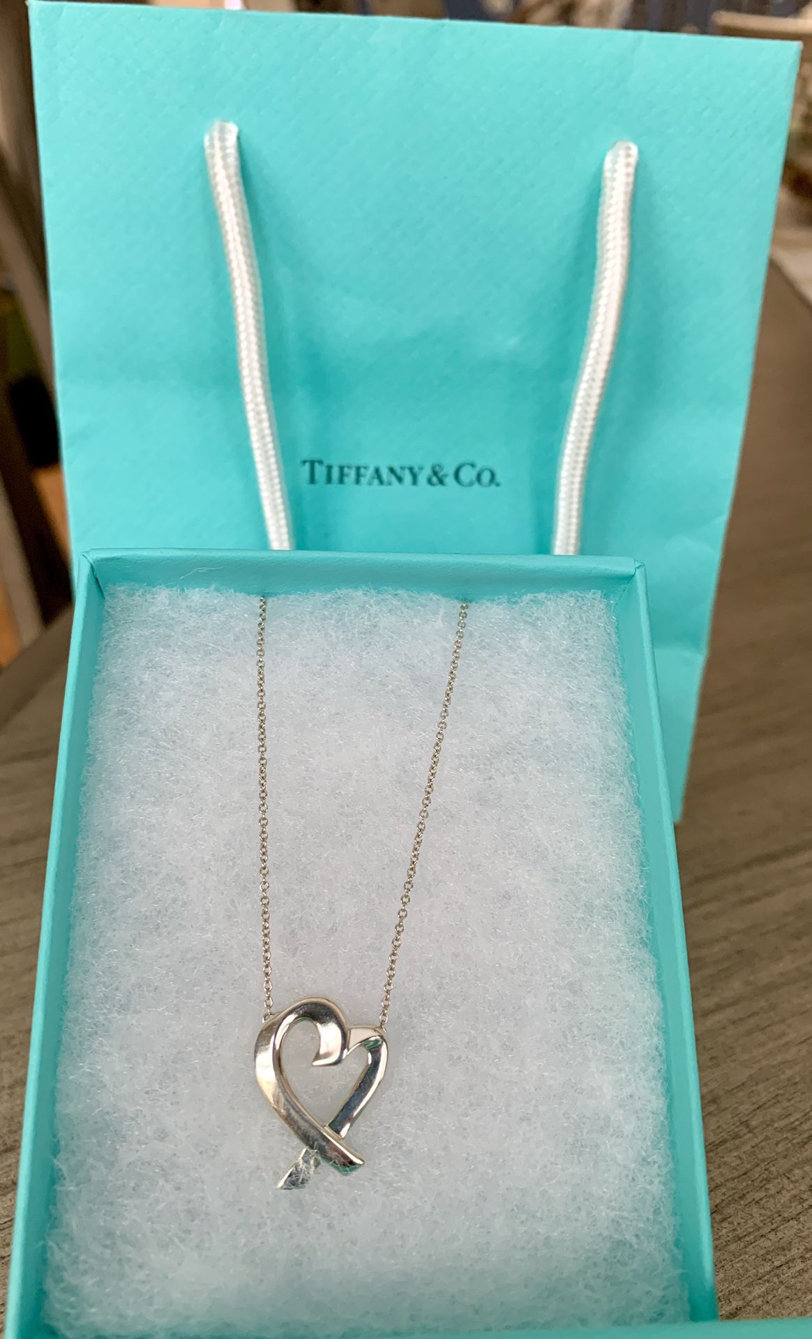 Tiffany & Co. large Paloma Picasso heart 925 necklace