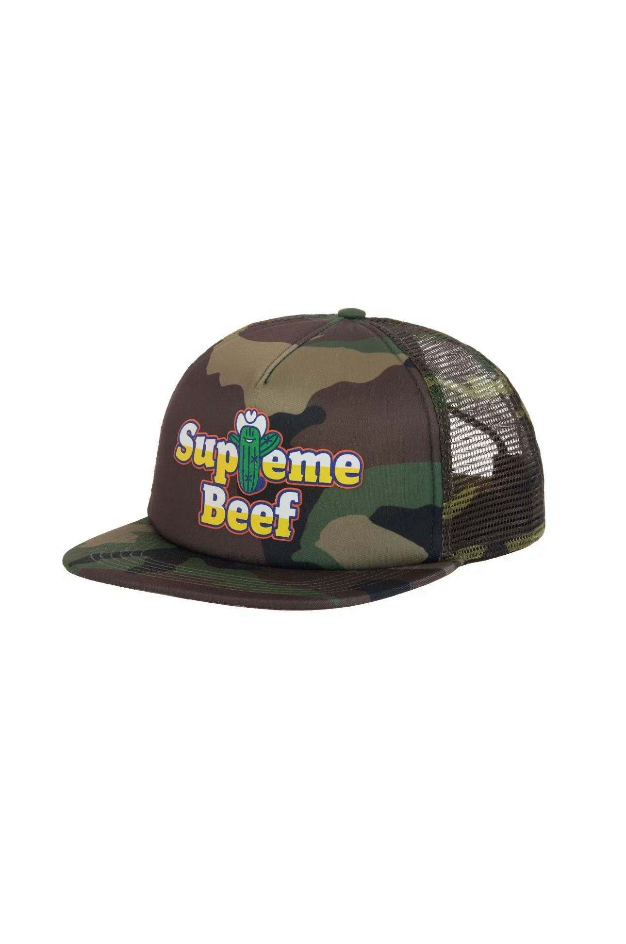 Supreme Beef Hat Trucker Camo