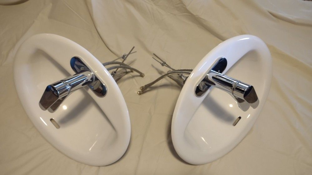 Glacier Bay Sinks with Hansgrohe Faucets